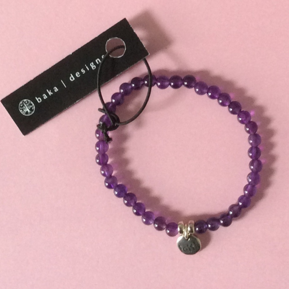 Girls Amethyst Bracelet